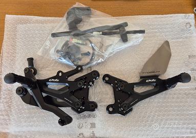 PEDANE ARRETRATE VALTERMOTO YAMAHA R6 R1 HONDA CBR - Accessori Moto In ...
