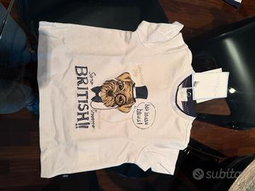 T-shirt bianca Chicco bambino 6 mesi