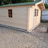 casetta in legno 4x4 spessore 40mm 