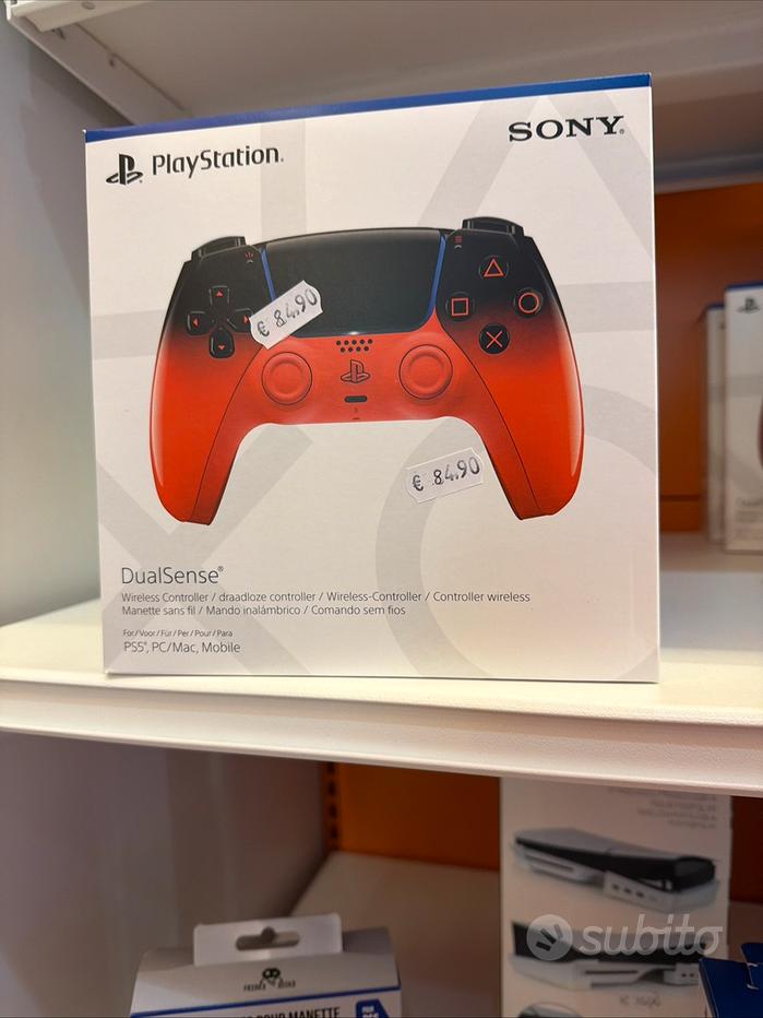 Controller Sony DualSense Wireless Per PS5 - Usato - Colore Rosso Cosmico