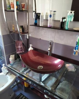 mobili arredo bagno in vetro 