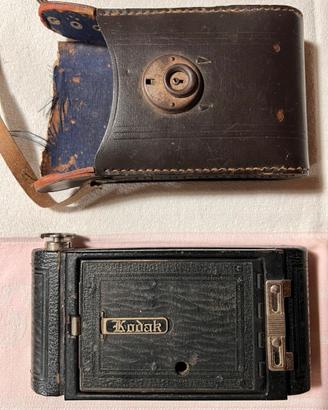 Kodak No. 1A Pocket VintageAnni 20con Custodia