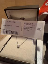 Collana oro e diamanti