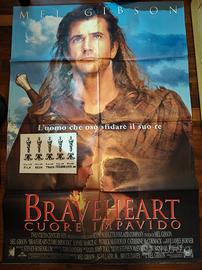 Manifesto originale Braveheart Mel Gibson