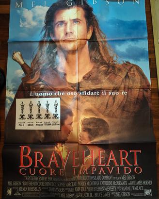 Manifesto originale Braveheart Mel Gibson