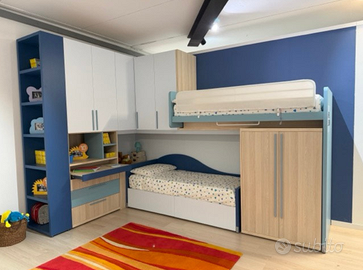 Cameretta Soppalco scorrevole Doimo