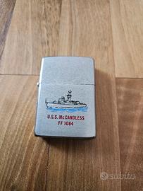  Zippo vintage dedicato alla nave militare U.