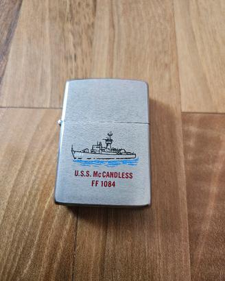  Zippo vintage dedicato alla nave militare U.