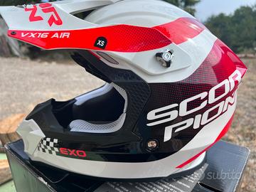Casco cross moto bimbo