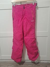 Pantaloni da sci Wed'ze età 8 anni da bambina. 