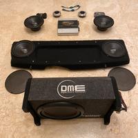 Impianto stereo per auto completo