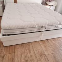 MATERASSO BULTEX MATRIMONIALE e LETTO CONTENITORE 