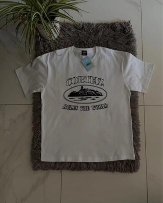 Corteiz T-Shirt Bianca Nera Nuova Cartellino Tg S