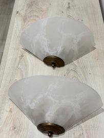 Applique da parete in vetro