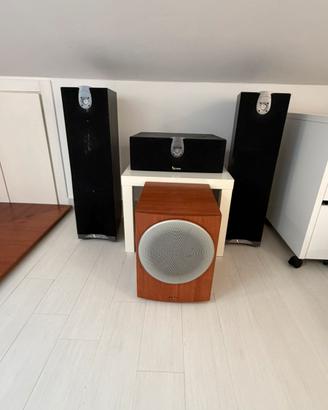 Casse infinity home teather 5.1 piu ampli yamaha