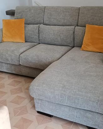 Divano letto 3 posti con penisola POLTRONESOFÀ
