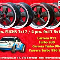 4 cerchi 7x17+9x17 Porsche 911 Carrera SC RS Fuchs