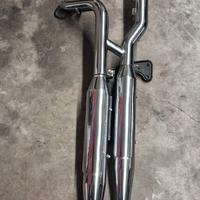 hd fatboy 2008,scarico originale completo di sonde