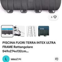 Piscina Fuori Terra Intex Ultra Frame 549x274x132c