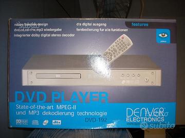Lettore dvd denver dv-192 senza codici regionali