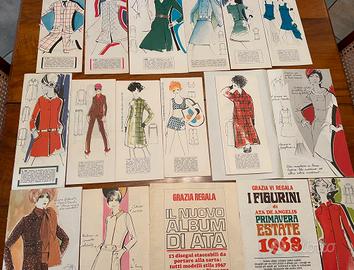 Modelli - Figùrini moda vintage anni '60