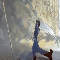 Leucos: Pamio-Toso, formella in vetro fatta a mano