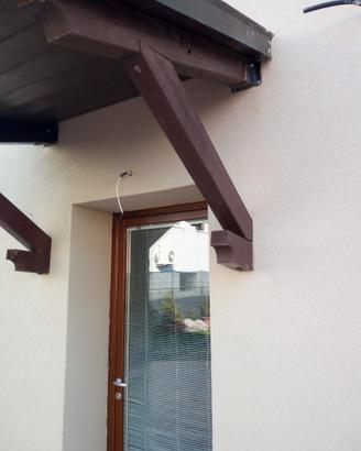 Pensilina in legno