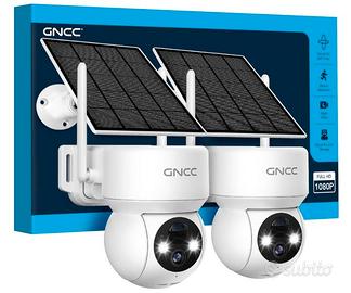 Telecamera Wi-Fi Esterno Senza Fili con Pannello S