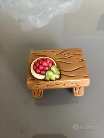 thun presepe tavolino con frutta