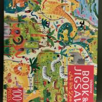 Puzzle Usborne con libro ZOO inglese