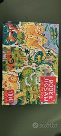 Puzzle Usborne con libro ZOO inglese