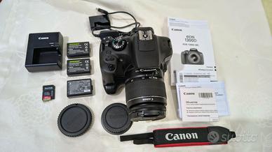 Canon EOS 1300D + 18-55 III + Grip + 3 batterie