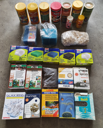 Lotto Materiale Acquario Vario