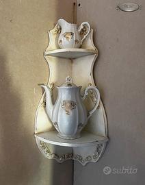 Mensola angolare Shabby Chic