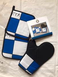 Presine e guanto per cucina Inter