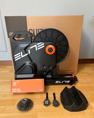 Elite Suito-T Smart Trainer + Zwift Cog & Click