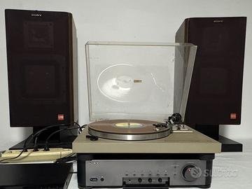 Hi-Fi Giradischi Amplificatore e Casse