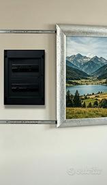 Cornice in legno copertura quadri elettrici/cassaf