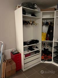 Cabina armadio + specchi