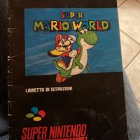 Libretto Istruzioni Super Mario World + All Star