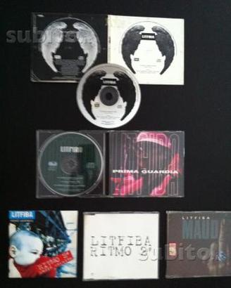 LITFIBA Cd singoli promo promozionali 45 e 33