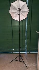 Kit Completo Stativo + Ombrello Riflettente