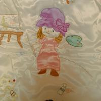 trapuntino per culla da bambina