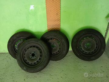 KIT INVERNALE 14" FIAT PANDA/500- CERCHI + GOMME