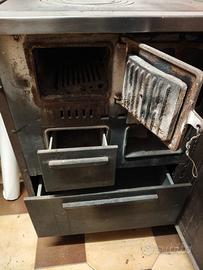 Cucina a legna incasso