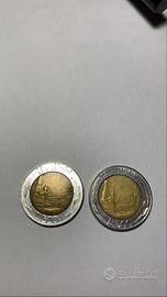 Moneta da lire italiane 500
