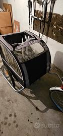 trasportino bicicletta cani come nuovo 