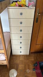 Cassettiera settimanle