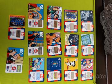 gratta e vinci e schede telefoniche