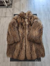 Pelliccia vera Finn Raccoon vintage 